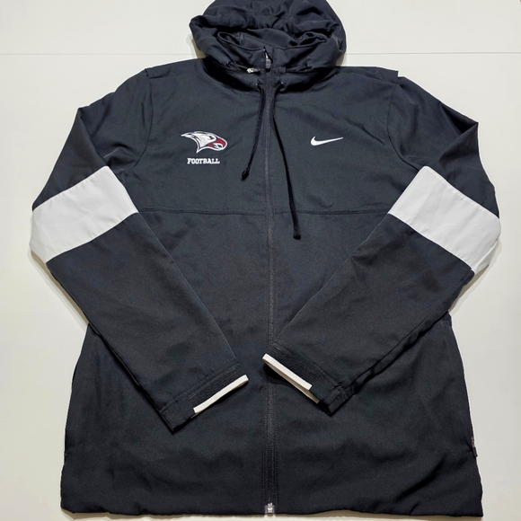 Nike Football Eagles Black and White Hooded Jacket - Picture 2 of 4